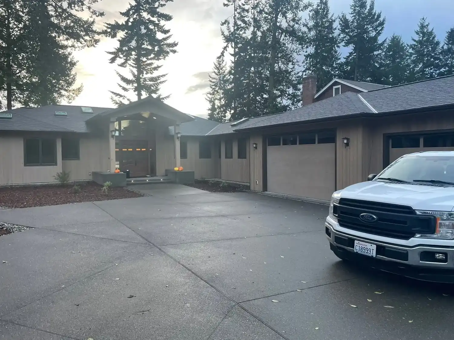 Custom ranch home built by CKS Builders LLC near Port Angeles, WA